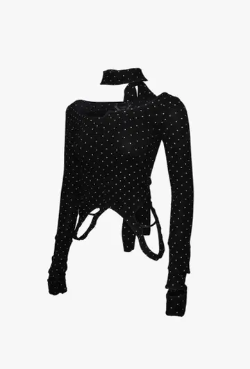 theredthread loop dot tie tops