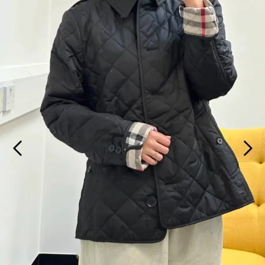 (정품) 버버리 뉴프랭크비 퀼팅 자켓 S (여성 명품 패딩 점퍼)