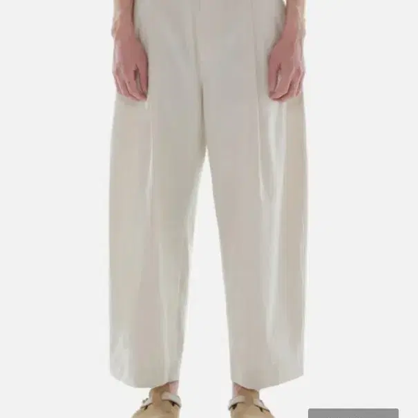 ESSENTIAL by EQL Cotton-Linen Balloon Wide Fit Pants (Ivory)