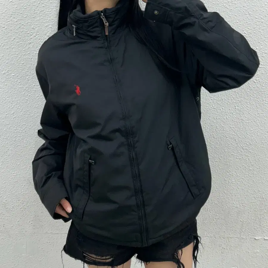 폴로 랄프로렌 레드포니 블랙 스윙톱 M