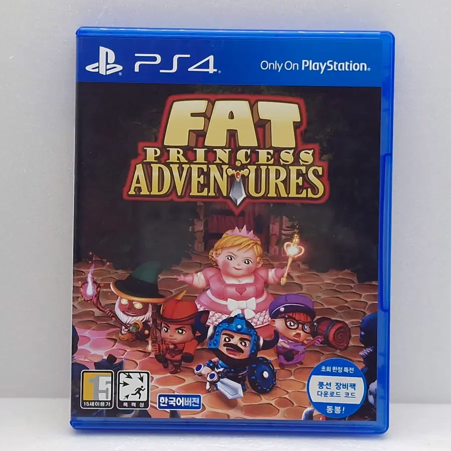 PS4 팻 프린세스 어드벤처 뚱뚱보 공주 구출대작전 Fat Princess 정발 한글판(PSN0551)