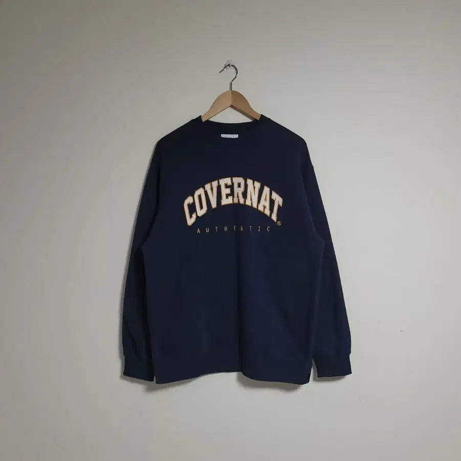 (M) COVERNAT 커버낫 어센틱 로고 맨투맨 기모