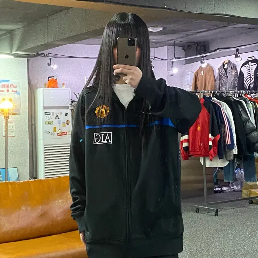 나이키 맨유 AIG 트랙탑 져지자켓 B6257