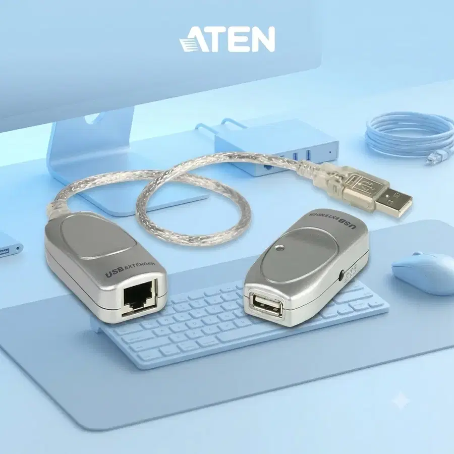 ATEN UCE60 USB 1.1 리피터 익스텐더 랜선 연장 60m