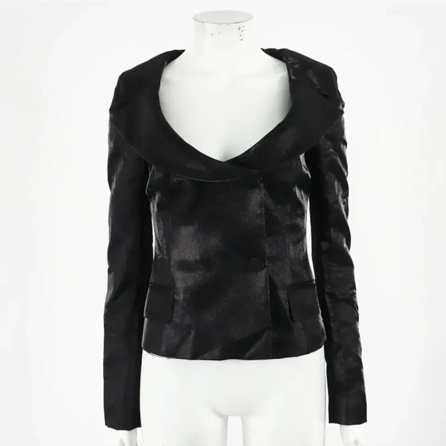 Fendi Silk Button Jacket 블랙 38사이즈 판매
