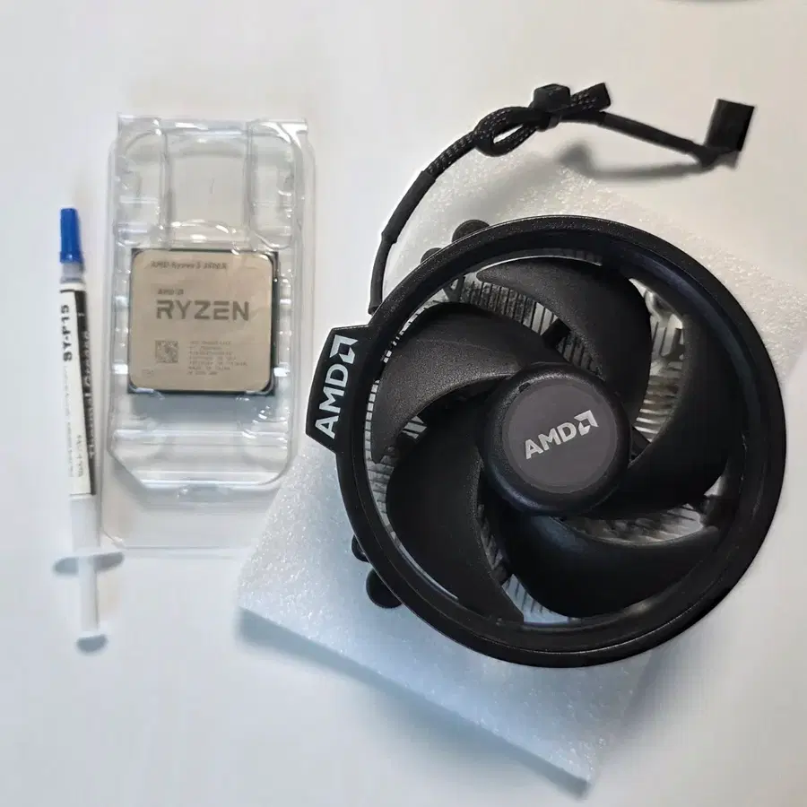 AMD 라이젠 5 3500X + 쿨러 + 서멀구리스 세트