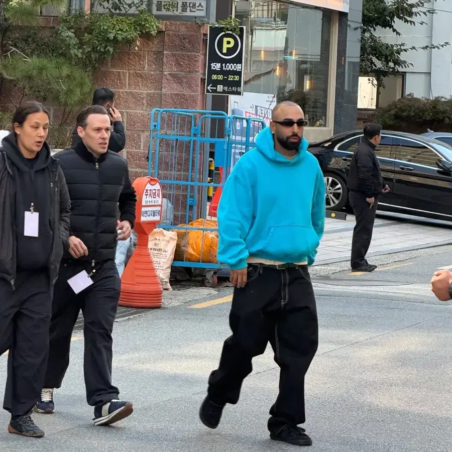 스카이라크 후드 수퍼 블루 L 새상품