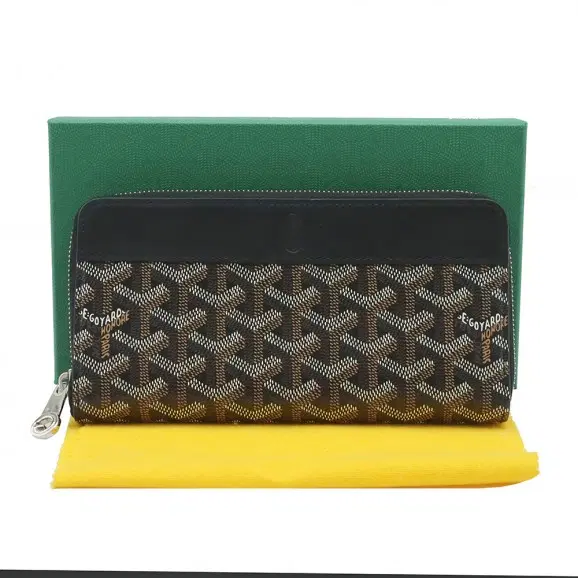 Goyard(고야드) MATIG2GMLTY02CL02P 블랙 컬러 마티뇽 GM 지퍼 장지갑