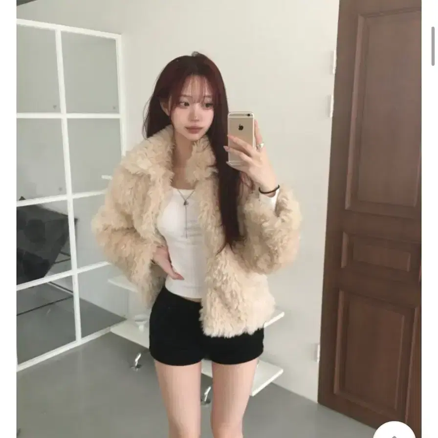 에이블리 양털 퍼자켓