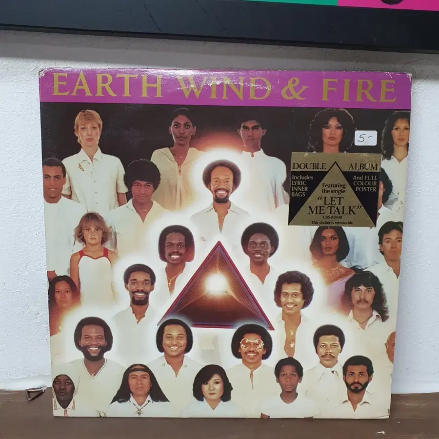 EARTH WIND & FIRE 더블 앨범 LP 1980 영국반