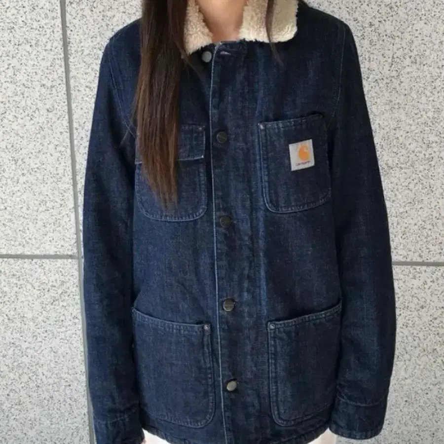 칼하트 빈티지 청자켓