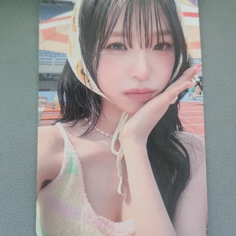 프로미스나인 백지헌 위드뮤 포카