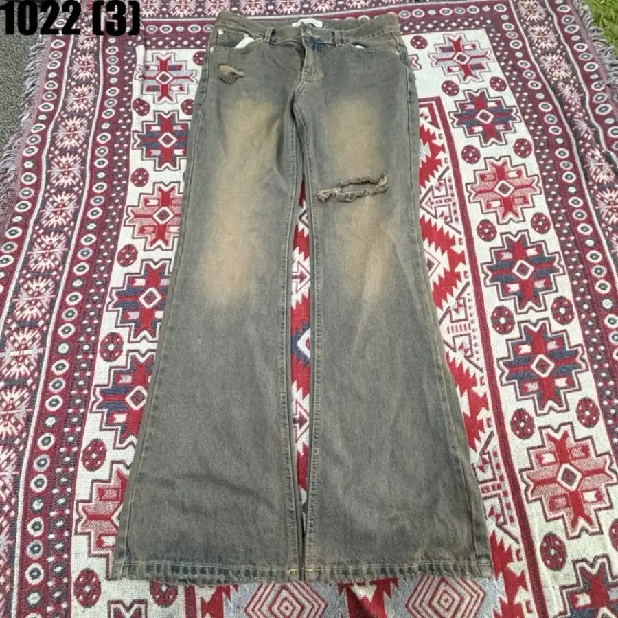 디벨롭 빈티지 워싱 부츠컷 데님 팬츠 M 1022