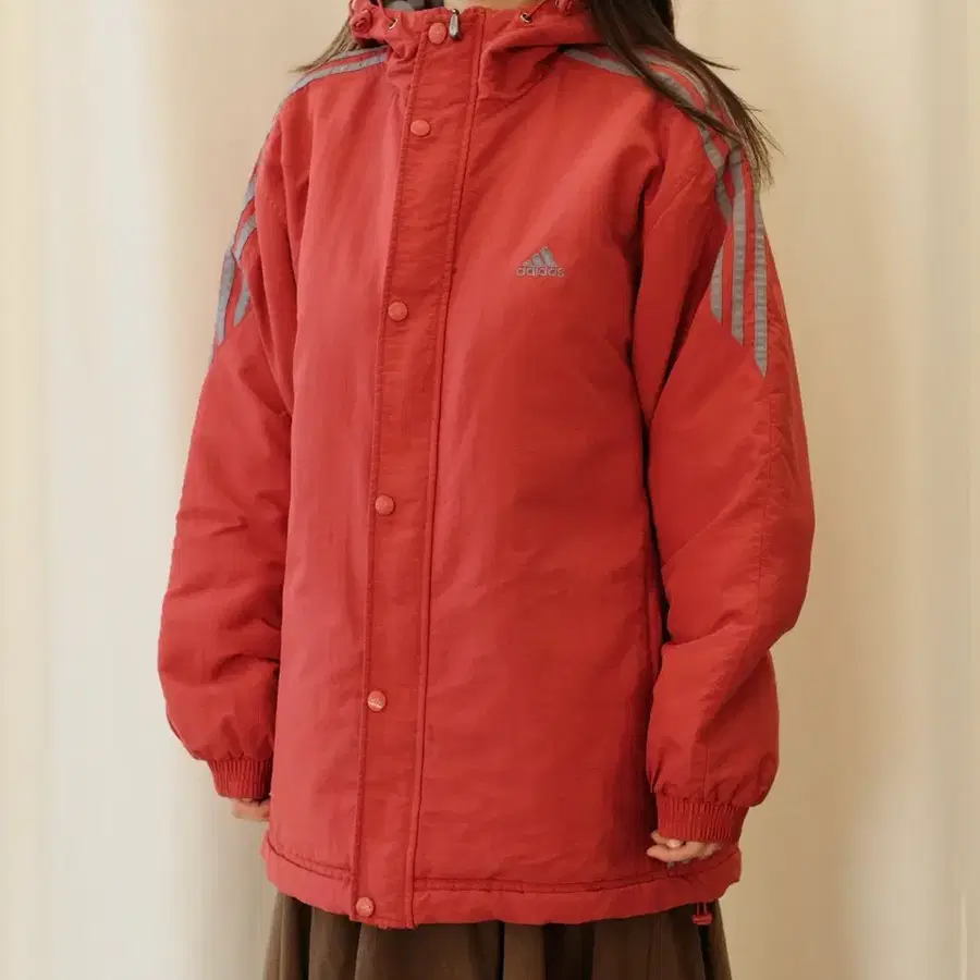 아디다스 올드스쿨 가스펠 후드 바람막이 점퍼 XL