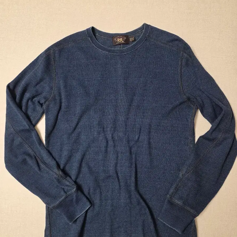 RRL 와플 인디고 긴팔