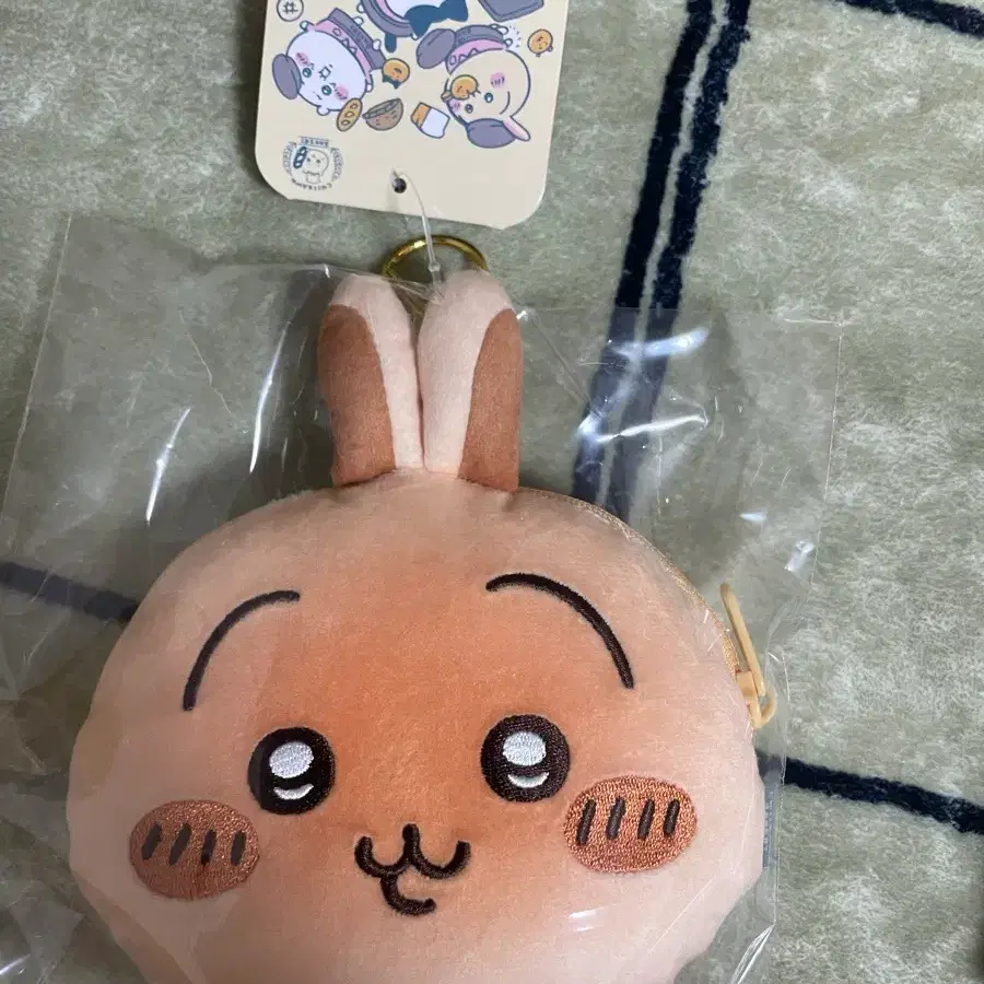 치이카와 먼작귀 베이커리 우사기 얼굴 파우치