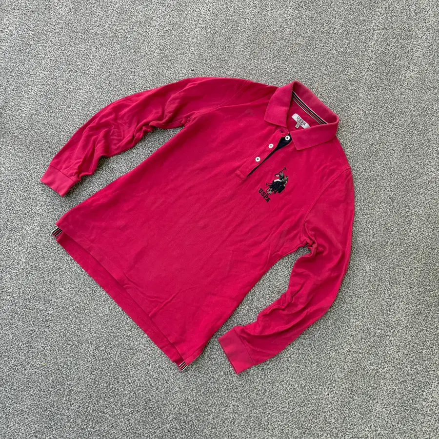 M/95 USPA 롱슬리브 폴로 카라티 1021S