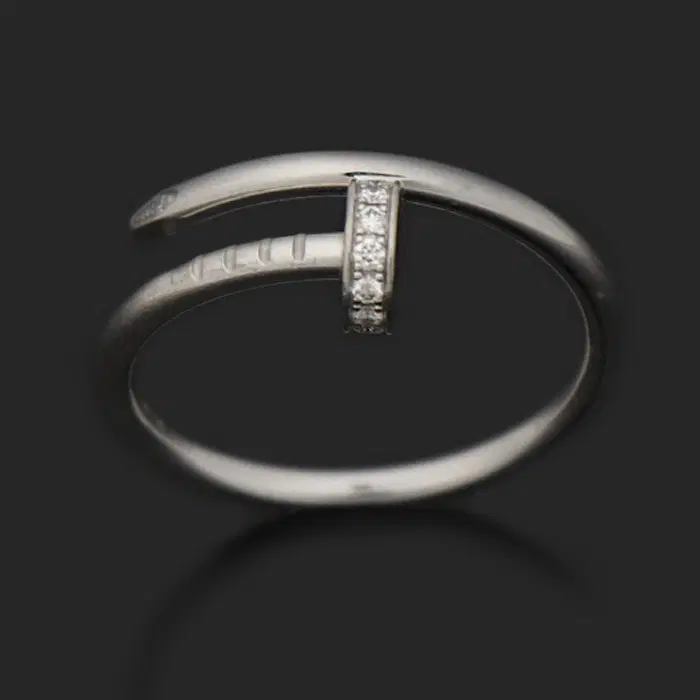 까르띠에 Cartier(까르띠에) B4245053 18K 화이트 골드 다이아 저스트 앵 끌루 스몰 반지 53호 CO83402CA 사진 2