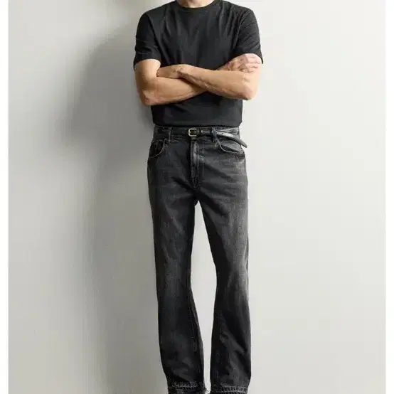 자라 플레어핏 청바지 먹색