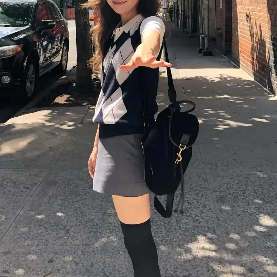 무배) 더바넷 Little Black Velvet Backpack 벨벳 백팩
