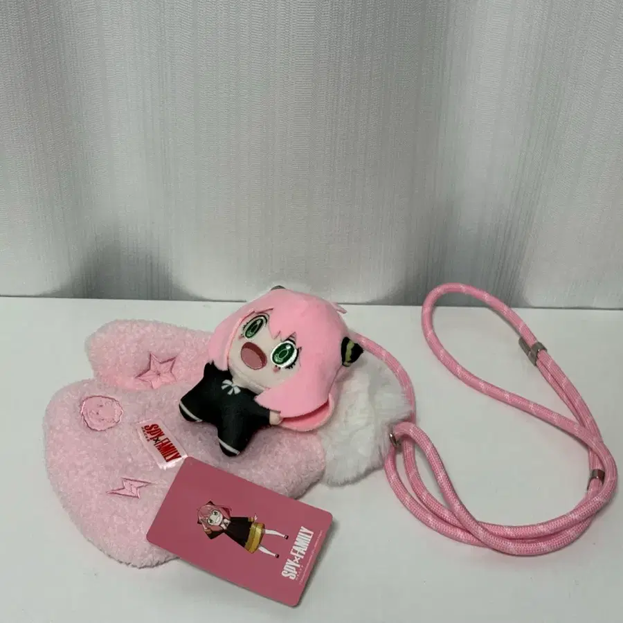 팝마트정품 스파이패밀리 겨울계획쿠지 D상 장갑모양 아냐포저 봉제가방