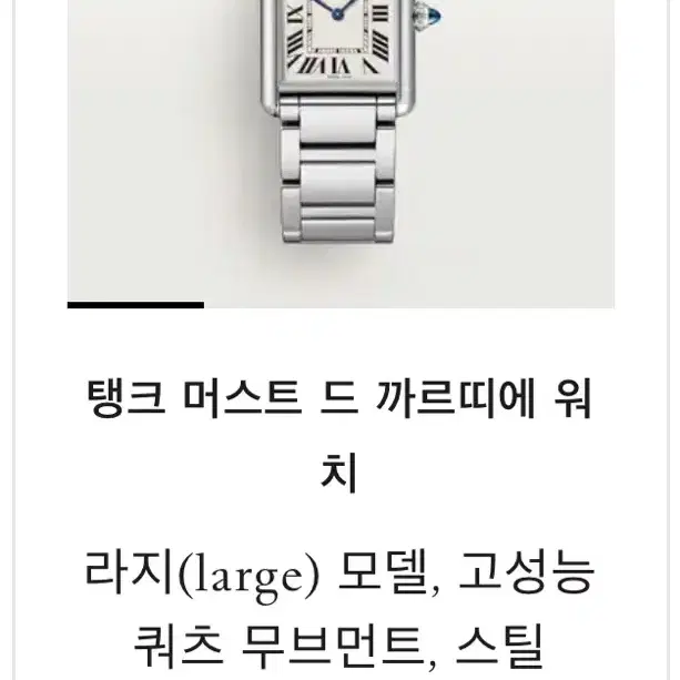 까르띠에 탱크머스트 라지 사진 1