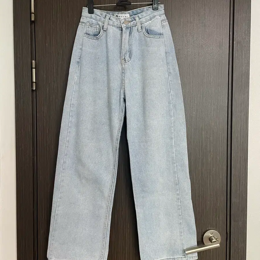 연청 데님 와이드 팬츠