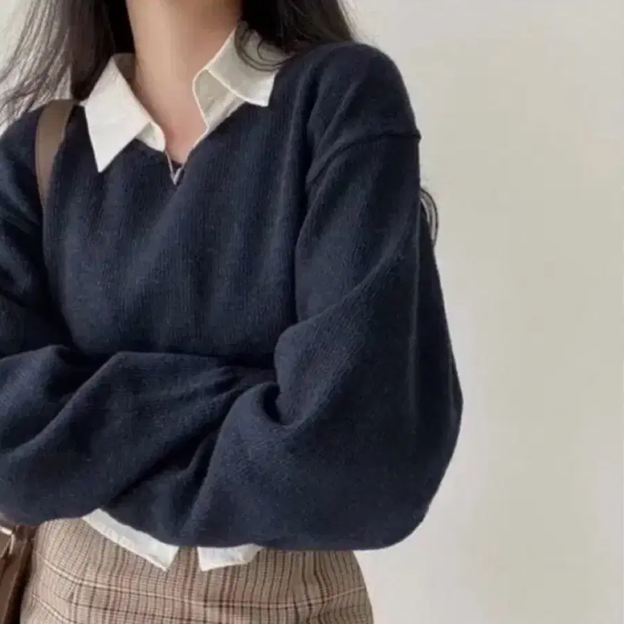 에이블리 아방핏 니트
