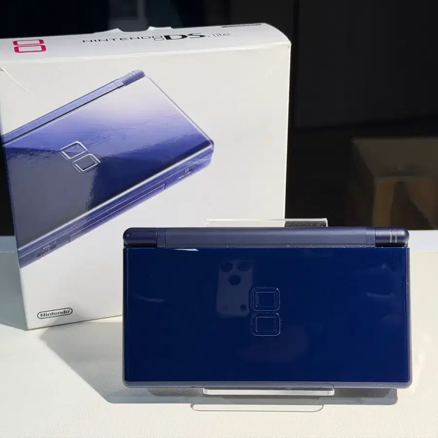 [A급/박스완품] 닌텐도 DS Lite 에나멜 네이비 일본판 풀세트