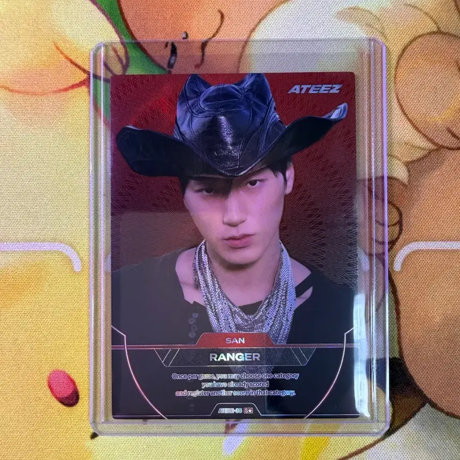 [번장최저가]에이티즈 최산 카드 테레카 ATEEZ SAN card TELECA