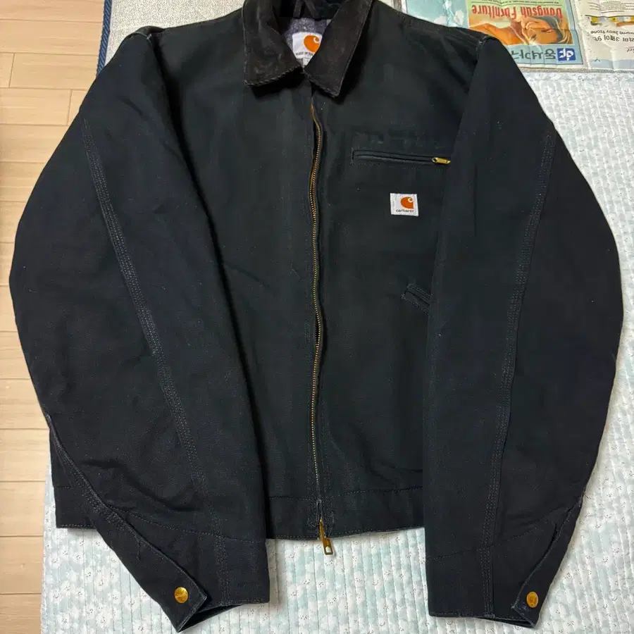 칼하트 워크자켓 j001 blk 블랙 라지 L 125주년 기념 자켓