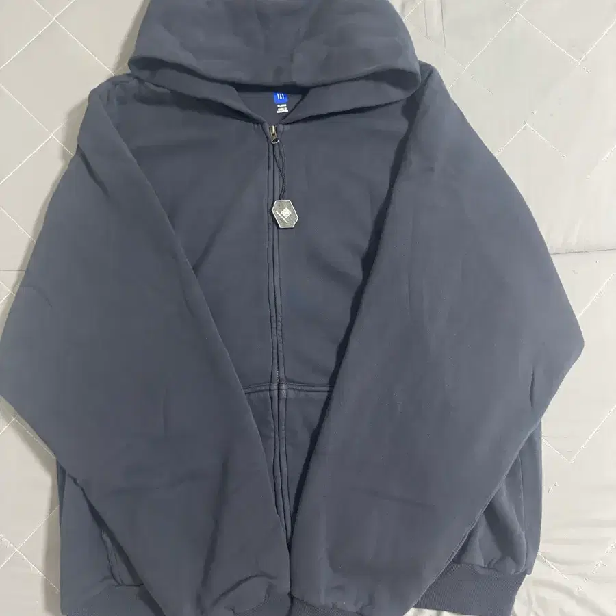 이지 YZY 집업 후드 네이비 xl