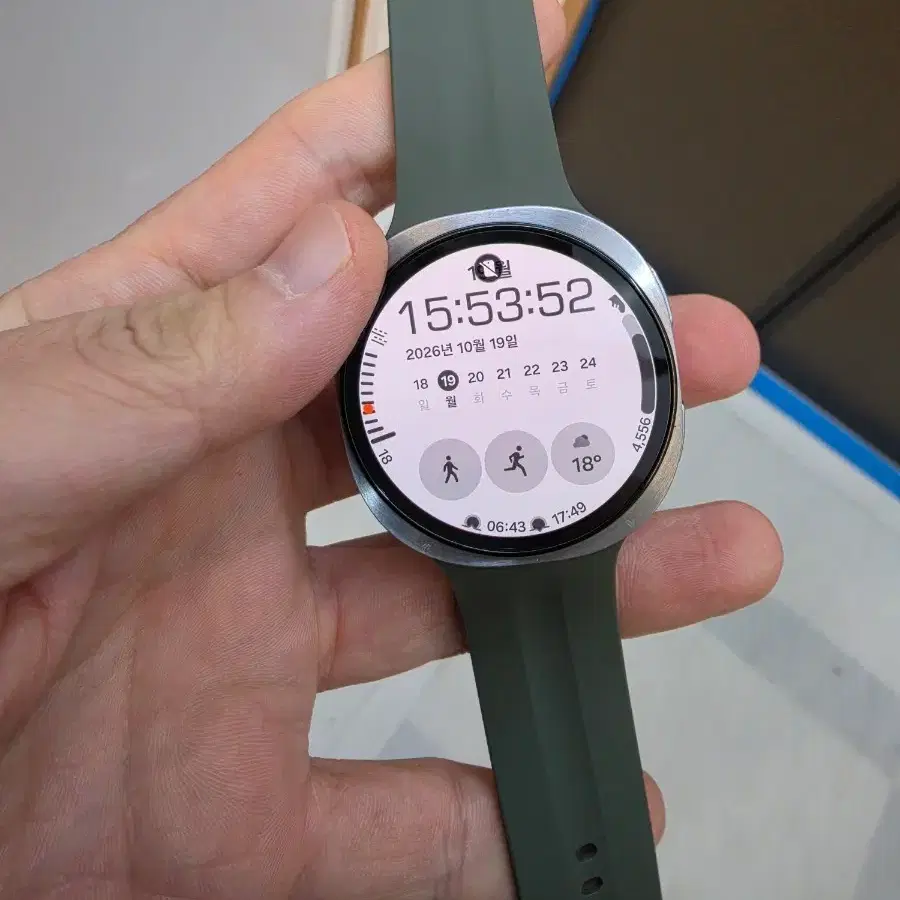 갤럭시워치9 44mm gps 실버