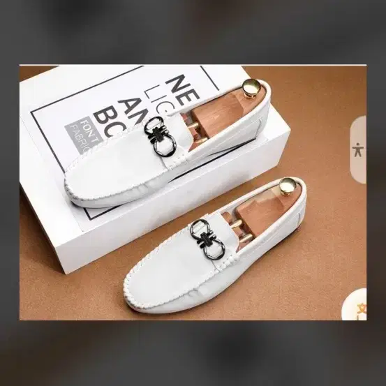 로퍼 화이트_블랙