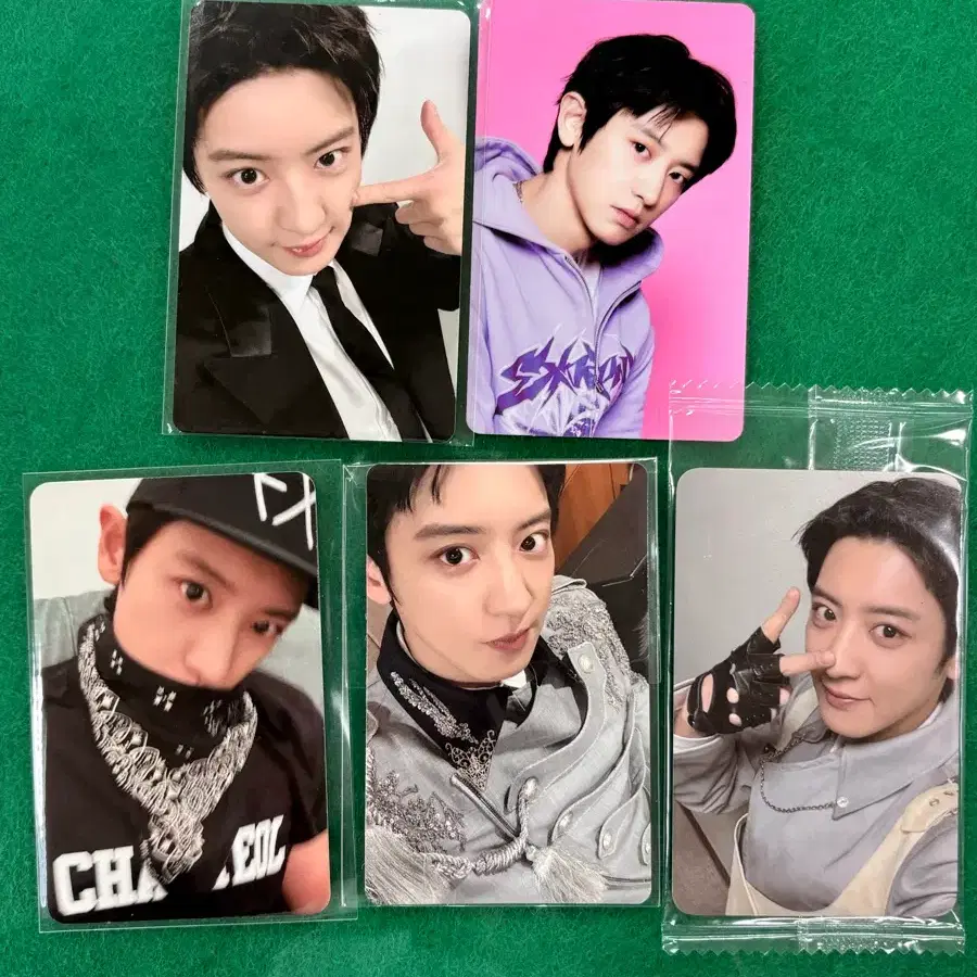엑소_찬열 포카 & 굿즈