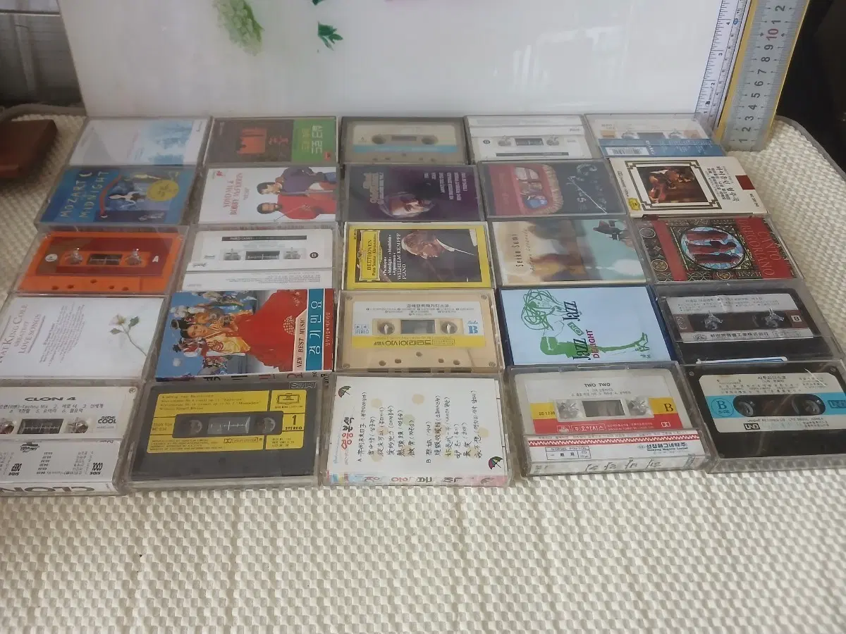 Cassette tape multiple album collection
