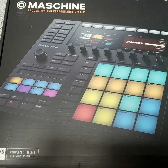 NI Maschine MK3 머신 드럼 패드 샘플러 미디 컨트롤러 힙합 비트 메이킹