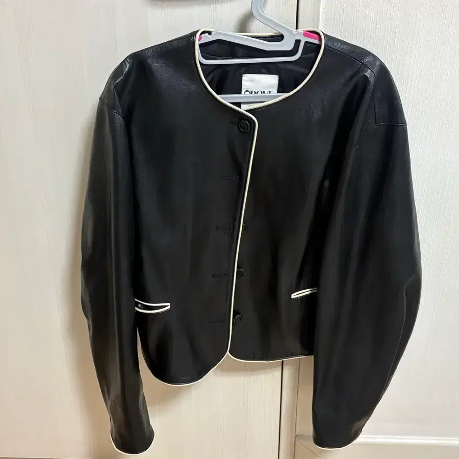 그로브 가죽 자켓