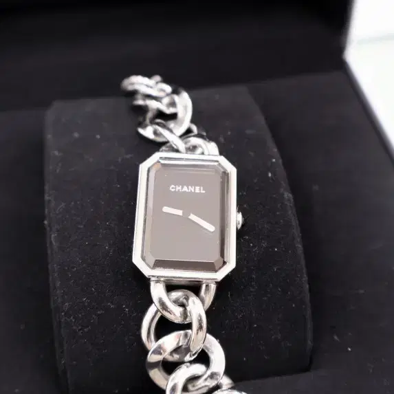 샤넬 중고 프리미에르 구르메트 쿼츠 체인 워치 시계 실버 H3250 CHANEL 사진 2