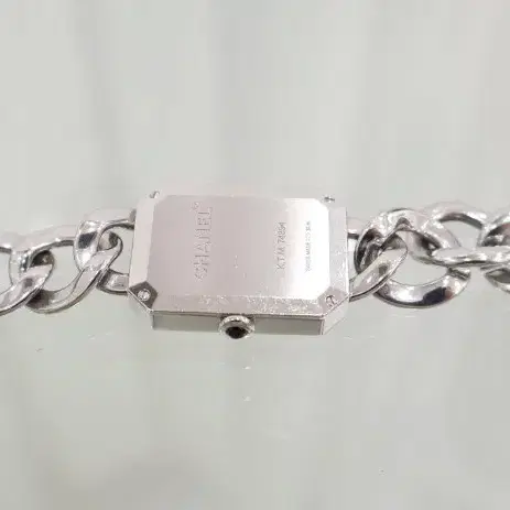 샤넬 중고 프리미에르 구르메트 쿼츠 체인 워치 시계 실버 H3250 CHANEL 사진 3