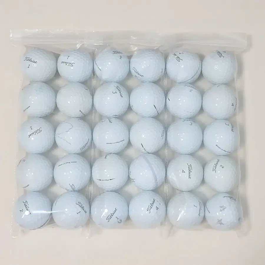 (급매) 타이틀리스트 pro v1, pro v1x 혼합 30알 로스트볼