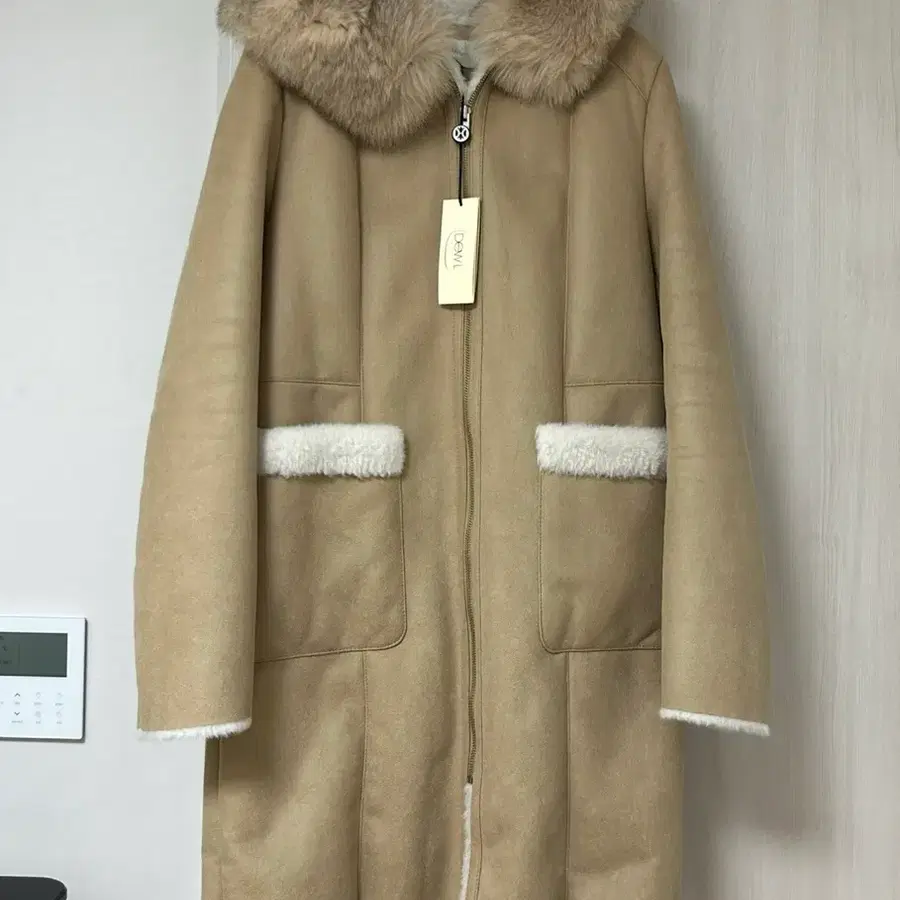 듀엘 폭스퍼 롱 무스탕(미착용)