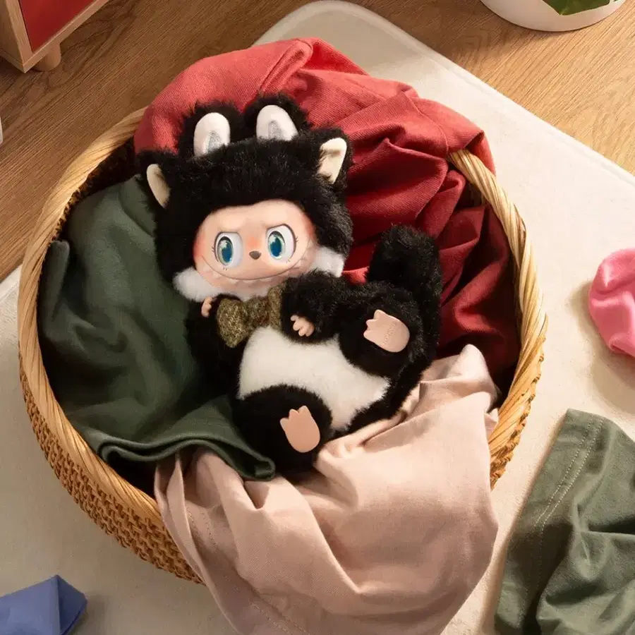 미개봉)팝마트 라부부 캣 모드 온 시리즈 젖소 고양이