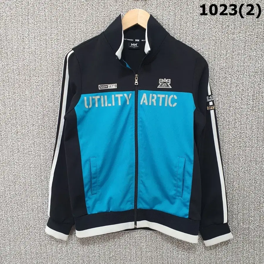 HELLYHANSEN 트랙탑 자켓 블랙 블루 100