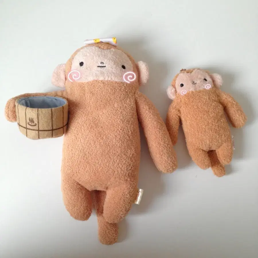 후모후모 원숭이 인형 2종 일괄 세트