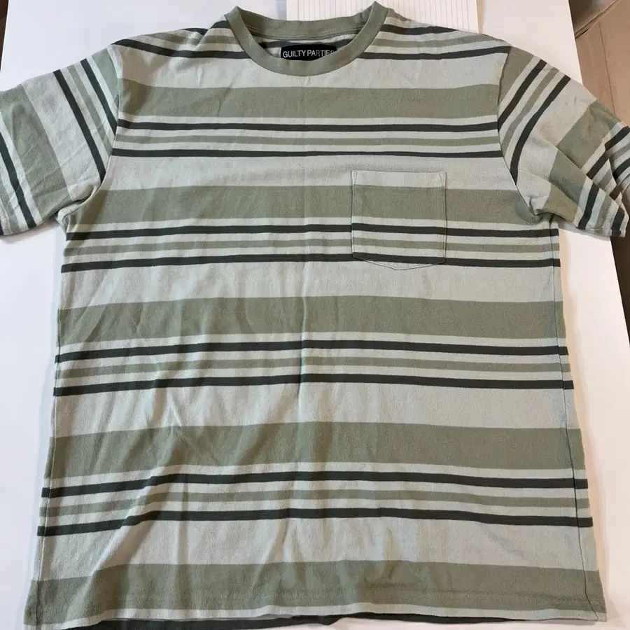 24ss 와코마리아 스트라이프 반팔 티셔츠 xl