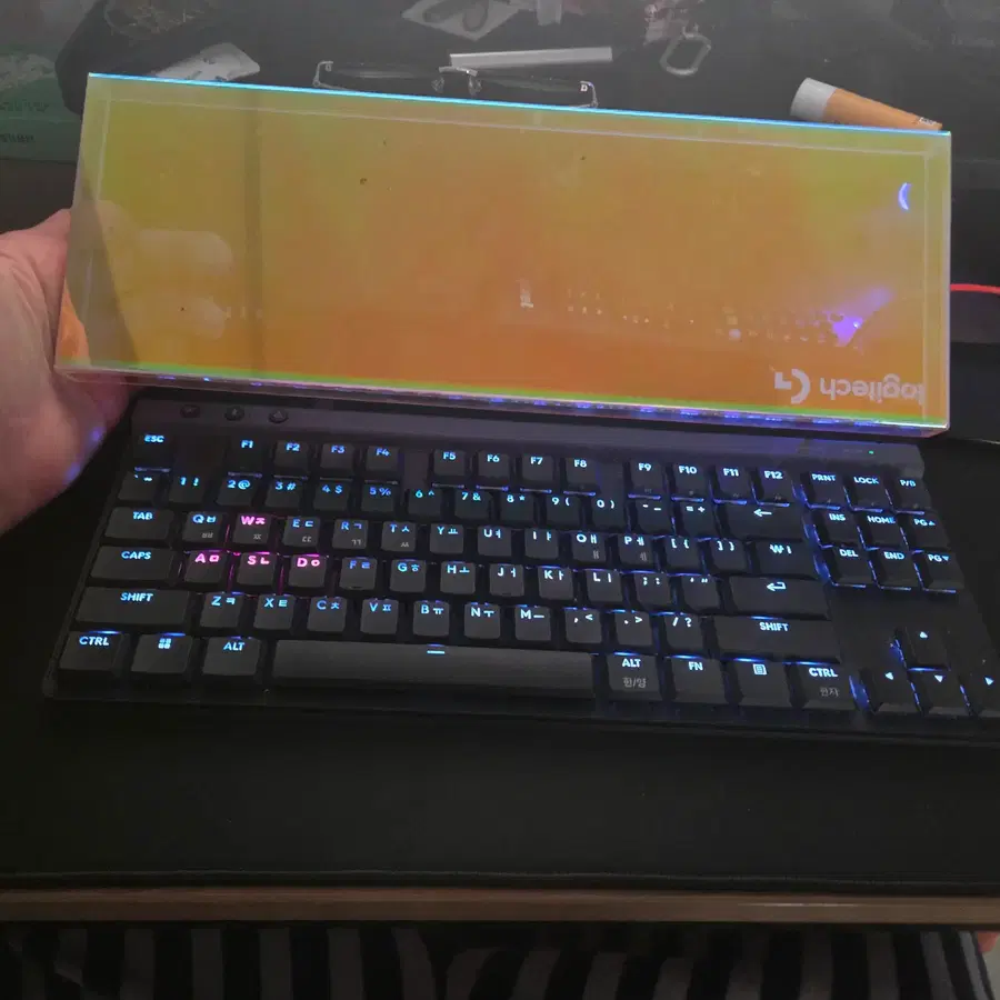 로지텍 G515 TKL 기계식 키보드 민트급