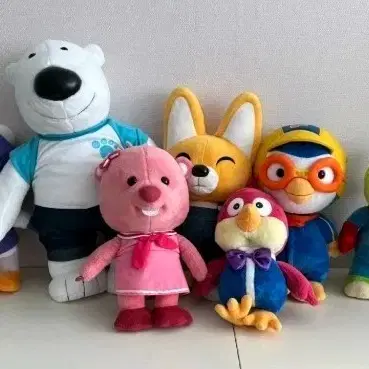 뽀로로 친구들 인형 세트 7종
