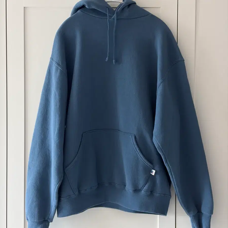 [L] 러셀 usa 빈티지 블루 후드티