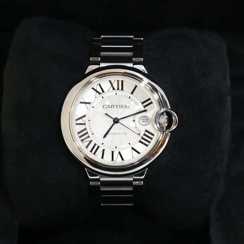 까르띠에 발롱블루 42mm 스틸 오토매틱 wx각인 w69012z4 사진 1